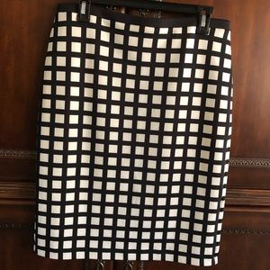 Black and White Calvin Klein Skirt